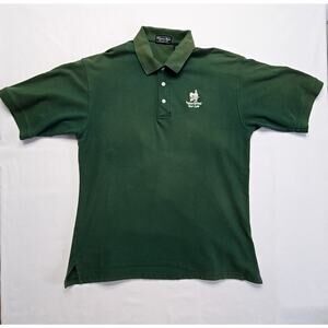Colorado Pagosa Springs Golf Club Polo Winner Mate Green Cotton Mens Large Shirt